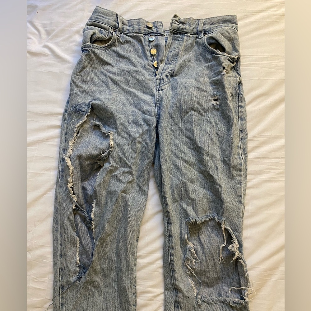 Pacsun Ripped High/Mid Rise Jeans - Picture 2 of 2